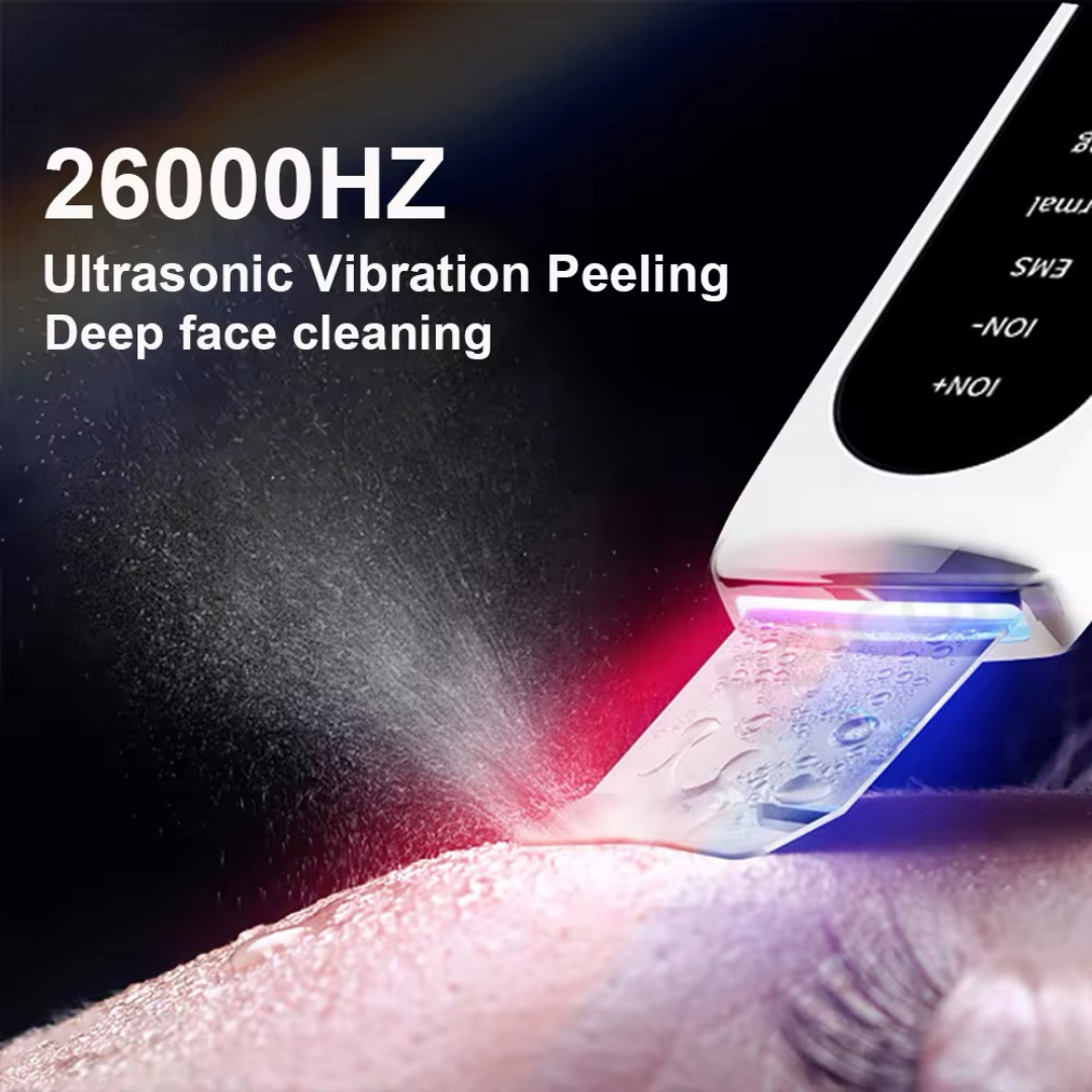 NEW UPGRADED Ultrasonic Face Scrubber