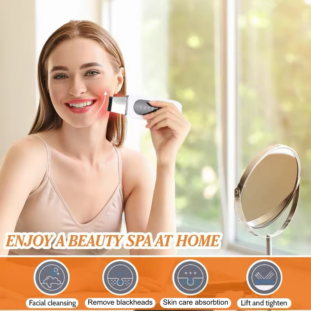 NEW UPGRADED Ultrasonic Face Scrubber