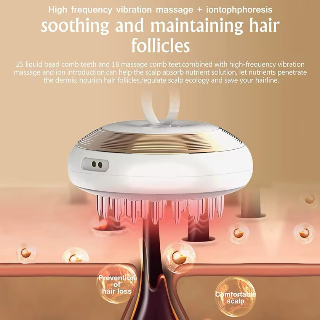 Microcurrent Scalp Therapy Hair Comb