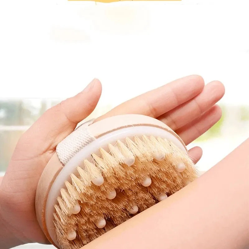 Anti-Cellulite Wooden Soft Hair Dry Brush