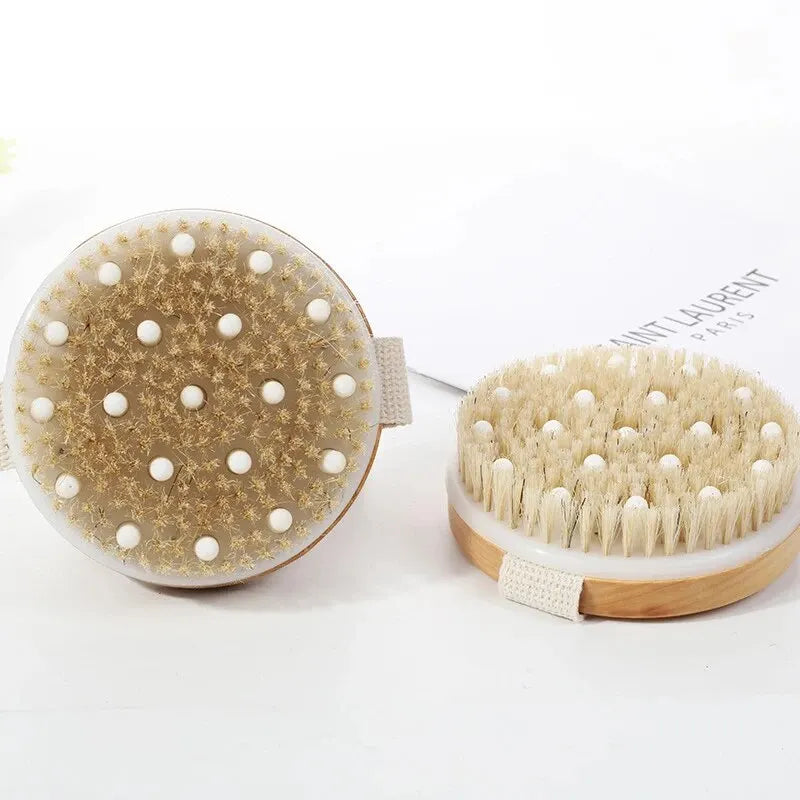 Anti-Cellulite Wooden Soft Hair Dry Brush