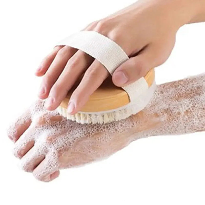 Anti-Cellulite Wooden Soft Hair Dry Brush